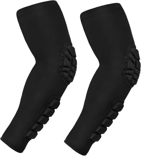 2 fundas acolchadas para antebrazo, mangas acolchadas de compresión para voleibol, baloncesto, manga de brazo de fútbol