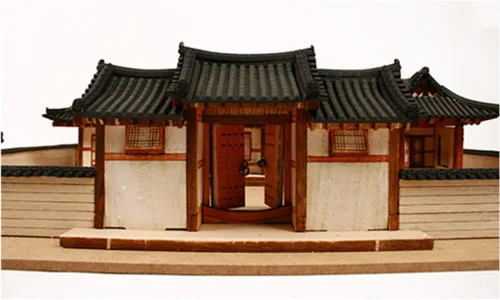 Miniatura 5 de Kit de modelo de madera de escritorio estilo coreano juego de casa / YG652 por Young Modeler