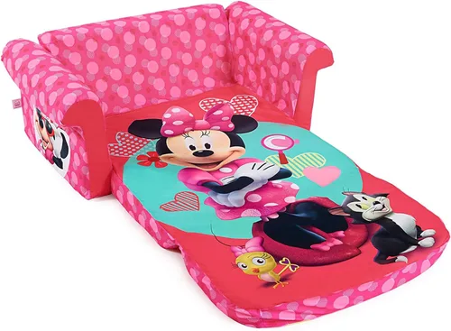 Miniatura 9 de Muebles Marshmallow para niños, sofá de espuma 2 en 1, Minnie Mouse, por Spin Master
