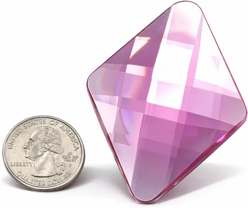 Miniatura 11 de Allstarco Enormes joyas de diamante autoadhesivas de 2.638x1.890 in - 1 pieza, Acrílico