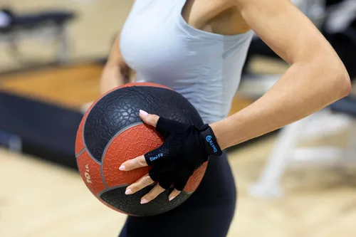 Miniatura 5 de Elevi Fit - Guantes de entrenamiento para hombres y mujeres, guantes de levantamiento de pesas con almohadillas de silicona antideslizantes, guantes