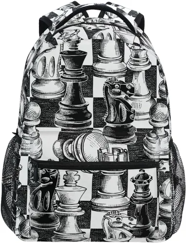 Miniatura 21 de Mochila para Libros, Mochila de Día, Mochila de Viaje, Mochila para Senderismo, Camping, Escuela, Mochila para Laptop, Mediana, Mochilas Daypack