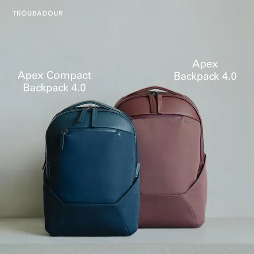 Miniatura 7 de Mochila para portátil Troubadour Apex Compact 16L de alta calidad - Ergonómica y resistente al agua - Diseñada para trabajo y viajes - Azul marino