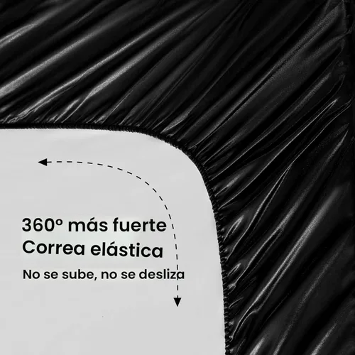 Miniatura 5 de BEDELITE - Juego sábanas de satén de 4 piezas, suaves y sedosas para cabello y piel, 1 sábana bajera con esquinas profundas, 1 sábana encimera y 2