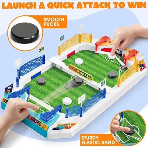 Miniatura 5 de Mini juego de mesa de fútbol para niños, regalos de fútbol de cumpleaños y Navidad para niños de 3, 4, 5, 6, 7, 8-12 años, juguetes de mesa