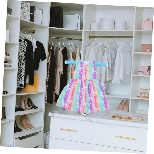 Miniatura 6 de Cabilock Estante de exhibición de ropa para niños y niñas, soporte en forma de T para ropa y material, diseño compacto para cuarto de bebé