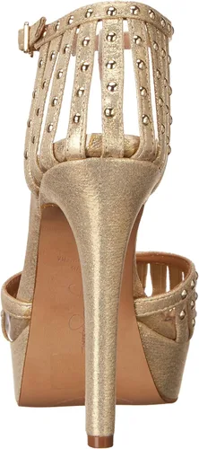 Miniatura 3 de Jessica Simpson Bakir NegroBlanco Correa De Tobillo Tacón De Aguja Rhinestone Bombas