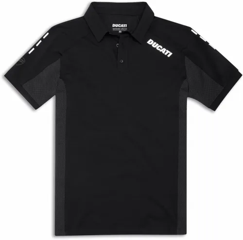 Ducati Reflex Attitude 2.0 - Polo de manga corta 98770555 (talla L), color negro