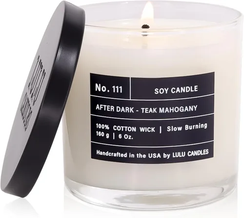 Miniatura 10 de Lulu Candles Sweet Pea, Jasmine & Apple Vela perfumada en tarro de soja de lujo Vertida a mano en los Estados Unidos Altamente perfumada