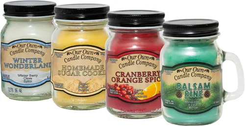 Miniatura 22 de Our Own Candle Company - Mini vela perfumada en tarro con eliminador de humo, 3.5 onzas (paquete de 4)