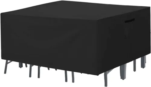Miniatura 11 de ABCCANOPY Cubierta de Mesa Rectangular Cubierta de Mesa Universal Cubierta de Silla para Exteriores Impermeable y a Prueba de Polvo Resistente al