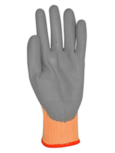 Miniatura 3 de MAGID D-ROC DX Technology - Guantes de trabajo con revestimiento de palma de poliuretano, resistentes a cortes, talla 9/L (12 pares)