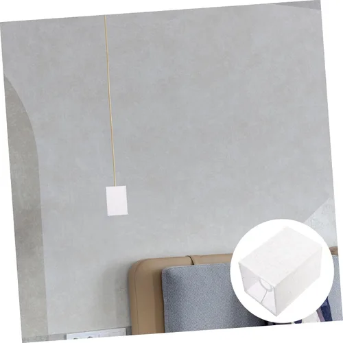 Miniatura 6 de VILLCASE Pantalla de lámpara de lino, cubierta rectangular de lino para lámpara de suelo, cubierta de luz de mesa para dormitorio, sala de estar