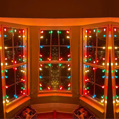 Miniatura 5 de GOOTHY Paquete de 25 bombillas C7 transparentes de repuesto, bombillas C7 transparentes para Navidad, exteriores, patio, interior, tira de luces
