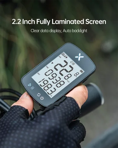 Miniatura 4 de XOSS G Gen2 - Computadora de bicicleta con GPS inalámbrica, Bluetooth IPX7, impermeable, velocímetro y odómetro de bicicleta recargable con pantalla