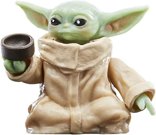 Miniatura 4 de STAR WARS Serie The Black Grogu, Figura de acción coleccionable de The Mandalorian a escala de 15 cm, juguetes para niños a partir de 4 años