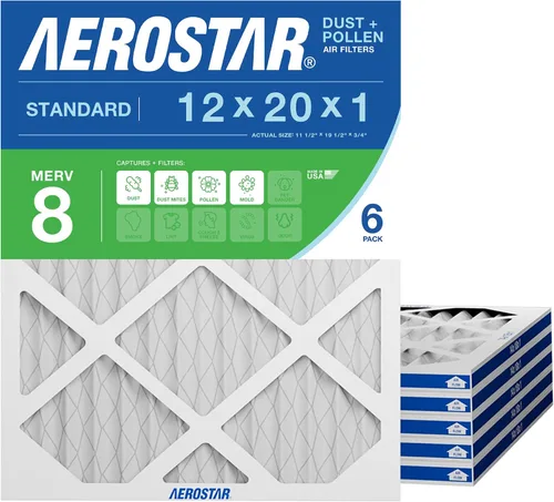 Miniatura 43 de Filtro de aire de 1 pulgada para aire acondicionado y horno por Aerostar