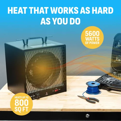 Miniatura 2 de newair G56 5600 W calentador de cochera – Get Fast calor para 560 SQ. cuadrados