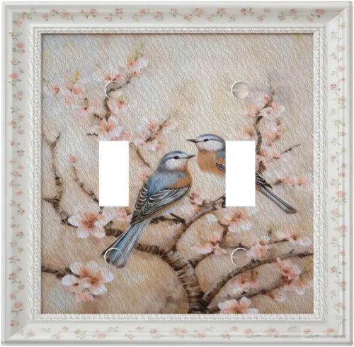 Miniatura 79 de Cubiertas Decorativas de Arte para Interruptores de Luz, Hojas de Otoño, Placa de Pared de Palanca Individual, Cubierta Decorativa de Interruptor