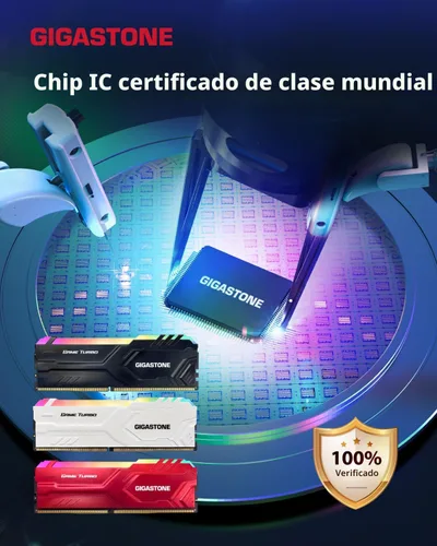 Miniatura 6 de RAM DDR4 RGB: GIGASTONE Game TURBO 32GB Kit (2 x 16 GB) DDR4 3200 MHz PC4-25600 CL16-18-18-40 Intel XMP 2.0 AMD Ryzen 1.35V UDIMM 288 Pin Unbuffered