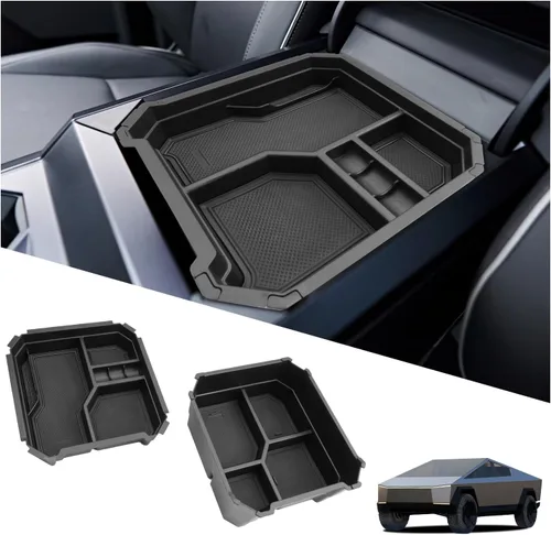 Miniatura 16 de Organizador de consola inferior compatible con Nissan Rogue (S/SL/SV/Platinum) 2021 2022 2023 2024 2025 2026 Nissan Rogue (S/SL/SV/Platinum) Bandeja