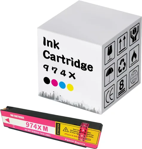 Miniatura 12 de Cartuchos de tinta 974X 974X 974 remanufacturados de alto rendimiento 974X 974 para cartuchos de tinta 974X para impresora HP Pagewide 352DW MFP