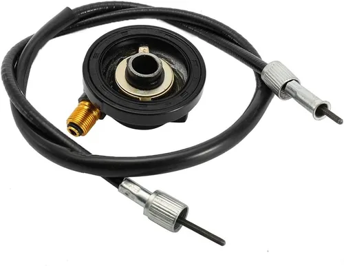 Miniatura 5 de Gy6 Tao Tao Ciclometro Velocímetro Cable 0.472 in Velocímetro Drive Gear con 39.4in 39.4 in Cable para GY6 Scooter Velocímetro Cable