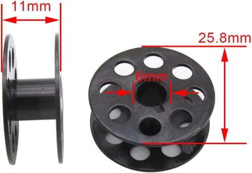 Miniatura 4 de ckpsms Marca - #BC-DBM(2)-NBL1+18034B 10PCS Compatible con CONSEW 206RB, 1PCS M Bobbin Case #18045 y 10PCS Bobbins #18034B