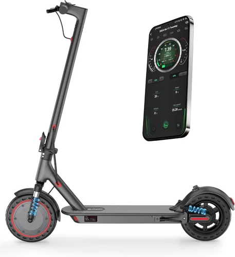 Qlaway Electric Scooter for Adults, 350W/500W Motor, Up to 22 Miles Long Range, 8.5" /10" Solid Tires, 265 lbs Load Capacity, Foldable Commuting