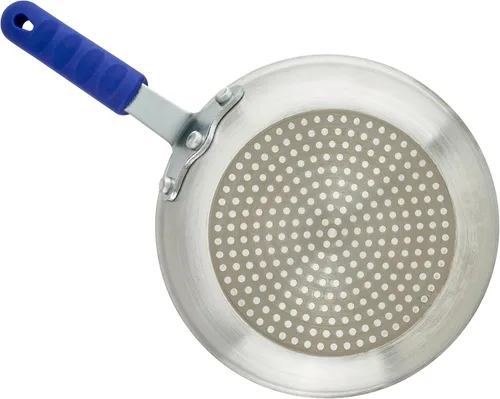 Miniatura 5 de Winco AFPI-8NH, sartén de aluminio lista para inducción de 8 pulgadas con revestimiento antiadherente, sartén con funda de silicona