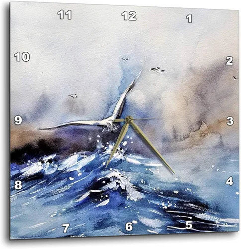 Miniatura 15 de 3dRose Reloj de pared silencioso - 10 pulgadas - 2da enmienda Protéjase en un doble círculo con pistola Clipart - Ciudad de sello - Tipografía