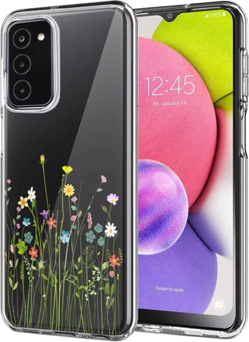 Miniatura 25 de Unov Funda diseñada para Galaxy A06 4G, funda transparente con [patrón antideslizante en relieve], protección delgada a prueba de golpes
