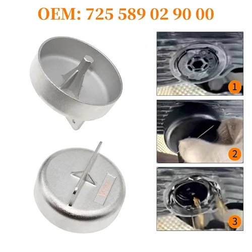 Miniatura 5 de Herramienta de llenado de aceite de transmisión de metal, compatible con fluido de transmisión ATF de 9 velocidades 9G-Tronic 725.0 de Mercedes