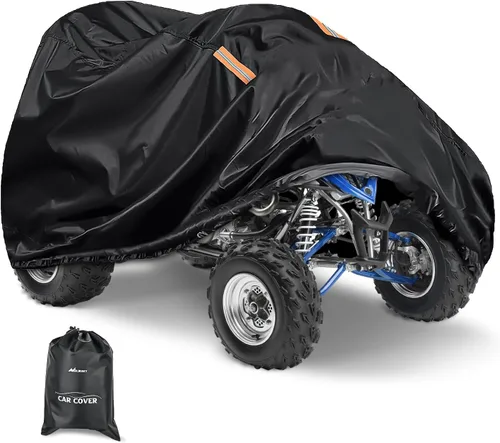 Nilight Funda para ATV Impermeable Material 420D Ripstop Resistente 4 ruedas Funda para Quad Todo Tiempo Protección UV para Kawasaki Yamaha Polaris