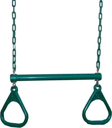 Swing-N-Slide Combo de trapecio de anillo extra resistente, verde