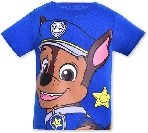 Miniatura 4 de Nickelodeon Paw Patrol - Paquete de 4 camisetas gráficas para niños pequeños y pequeños