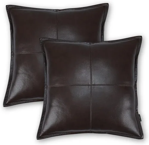 Miniatura 81 de Funda de almohada de piel de cordero – Funda de cojín para sofá, fundas decorativas para sala de estar o dormitorio de 20 x 20 pulgadas – Caja