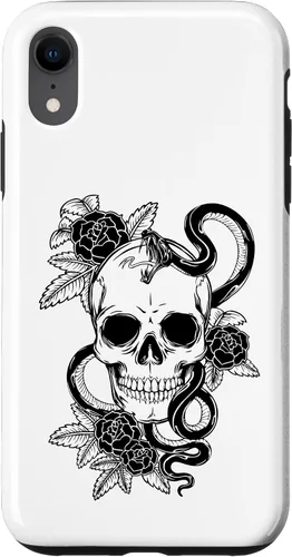 Miniatura 25 de Gothic Flower Skull Snake Roses Case for iPhone 16