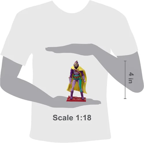 Miniatura 3 de Boss Fight Studio Hero H.A.C.K.S. Flash Gordon Ming The Merciless Comic Book figura de acción, figura coleccionable altamente articulada
