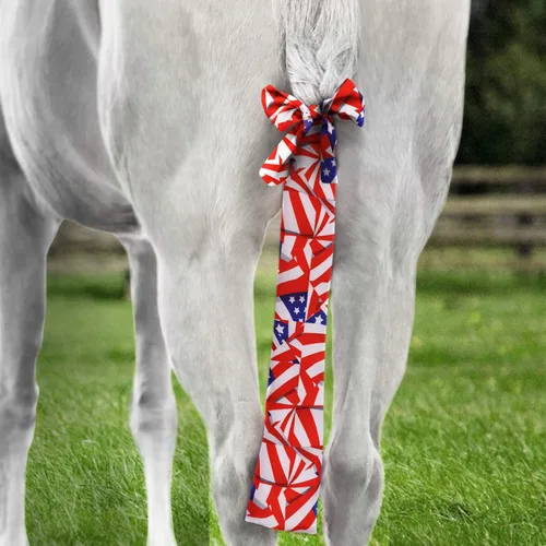 Miniatura 11 de Harrison Howard Bolsa de Cola Elástica Transpirable Protector de Cola de Caballo Diseño Deslizable Protege la Cola del Caballo Correas de Cierre