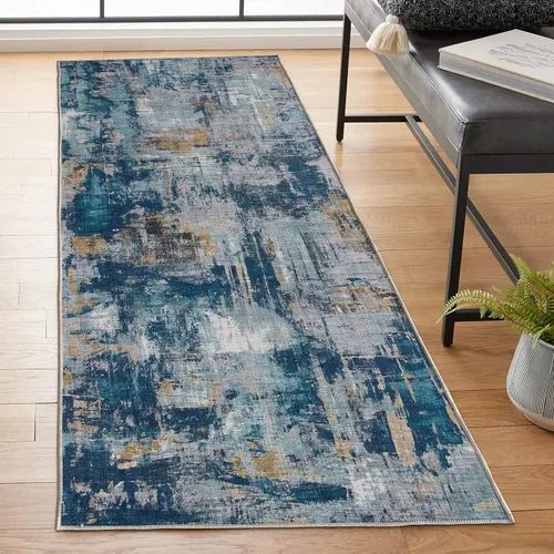 Miniatura 23 de ReaLife Rugs Alfombra Pasillo Lavable a Máquina - Sala de Estar Dormitorio Baño Cocina Entrada Oficina - Acolchada Pelo Bajo Resistente a Manchas