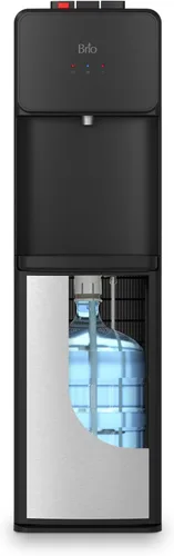 Miniatura 10 de Brio 130 Series despachador refrigerador de carga inferior para botellas de 5 galones, agua caliente, temperatura ambiente y fría, ideal