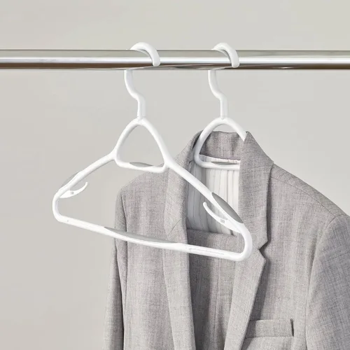Miniatura 8 de Set de 5 Perchas Deluxe Antideslizantes de Neatfreak! - Perchas que Ahorran Espacio para Ropa, Pantalones, Chaquetas y Camisas, Paquete de 5
