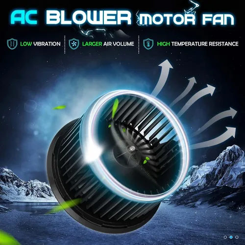 Miniatura 2 de Ventilador de motor de ventilador de HVAC delantero para Ford Expedition 2007-2008/Lincoln Navigator 700225, 615-00114, 2311711, PM9370,7L1Z-19805-D