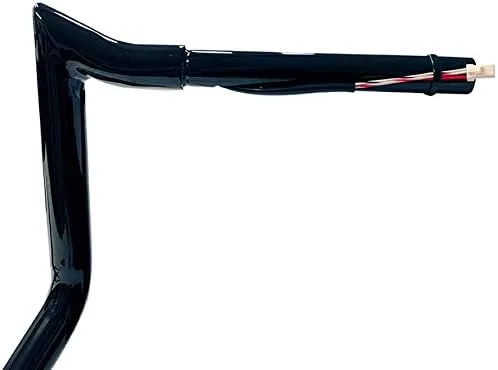 Miniatura 4 de Dominator Industries - Perchas Meathook Monkey de 1 1/4 pulgadas, modelos compatibles: Harley-Davidson Bagger Touring Electra - Manillar para Negro