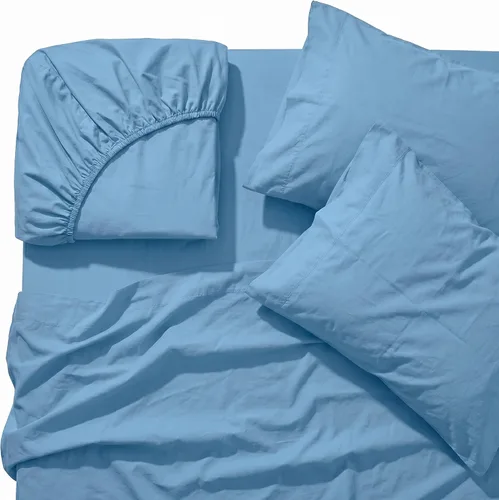 Miniatura 20 de Juego de sábanas de cama King de percal Peru Pima de 285 hilos - 100% algodón peruano Pima, 4 piezas