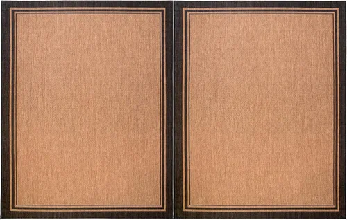 Miniatura 48 de Gertmenian Alfombra de Área Clásica de Tejido Plano para Interiores y Exteriores, Alfombra Resistente a Manchas y Rayos UV, Terraza, Patio, Junto a