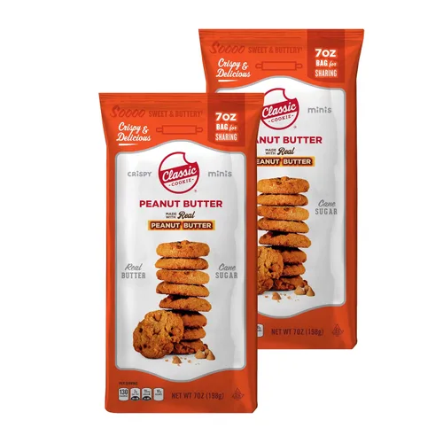 Miniatura 8 de Classic Cookie, Mini galletas crujientes, brownie de chocolate doble de 7 onzas, 2 bolsas