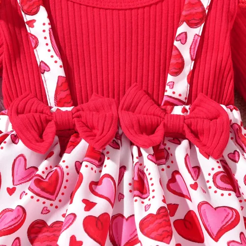 Miniatura 127 de Unutiylo Ropa de bebé recién nacida prematura con tirantes, traje de otoño e invierno, traje de manga larga con volantes