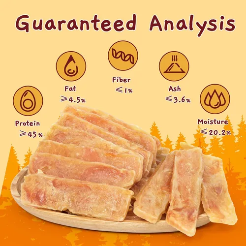 Miniatura 3 de Jungle Calling Dog Treats - Golosinas de entrenamiento de carne seca de pollo, aperitivos tostados lentos para perros medianos y grandes, golosinas